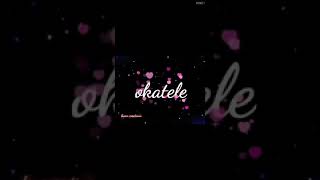 okate okatele nivu nenu okatelelyrical songlove whatsapp status kvmr creations [upl. by Arlon]