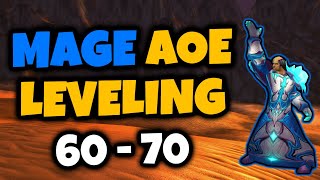 WOW TBC Mage Aoe Leveling Guide  160 guide in the description [upl. by Iormina]