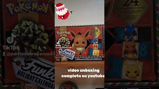 Pokemon calendario dellavvento funkopop unboxing pikachu [upl. by Nodnal]