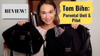 REVIEW  Tom Bihn Pilot and Parental Unit  the perfect bag [upl. by Aidahs]