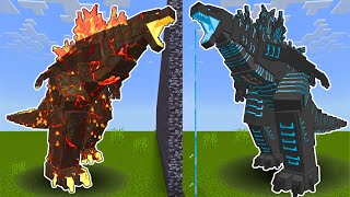 I Cheated with BURNING GODZILLA vs SUPER GODZILLA Mob Battle Competition [upl. by Mahda882]