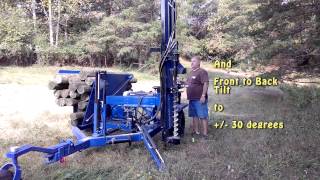 Fence Post Driver  SelfPropelled Extreme Driver [upl. by Tevlev353]