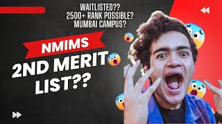 Nmims 2nd Merit List Update  What rank is needed for mumbai campus  Nmims Mumbai [upl. by Zamir56]