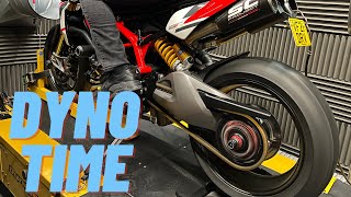 Dyno Power Run Ducati 2022 HyperMotard 950 SP [upl. by Lolanthe]