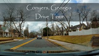 Driving Throughout Conyers Georgia  Suburban City Tour  4K [upl. by Etnovahs]