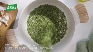 Tarta de espinaca en 3 min  VEGETALES DESHIDRATADOS KNORR [upl. by Eirallih]