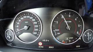 BMW 420d series  Acceleration Test  German Autobahn [upl. by Yenittirb]