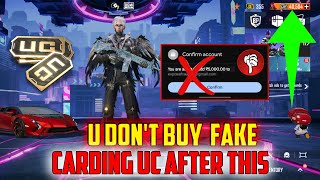 😱2024 Free Carding Uc Kaise Purchase Karen  Uc Carding Bgmi Full Method 🔥 [upl. by Lacsap]