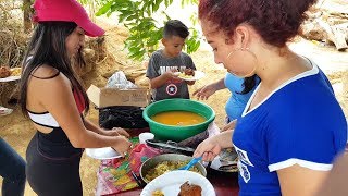 Camanances en la espalda  a comer  Visita a unos buenos amigos 5 [upl. by Arlana]