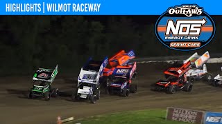 World of Outlaws NOS Energy Drink Sprint Cars  Wilmot Raceway  July 12 2024  HIGHLIGHTS [upl. by Deenya]