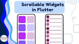 Flutter ScrollView Widgets  Scrollable Widgets in Flutter [upl. by Ennelram]