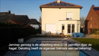 Vervangen van de SOLAR lamellen na hagelschade Wellen [upl. by Aimerej]