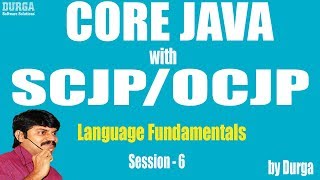 Core Java with OCJPSCJP Language Fundamentals Part6  Arrays Part1 [upl. by Mina]