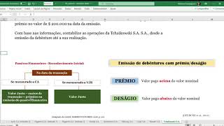 Exercício resolvido de títulos de dívida debêntures  Tchaikowski SA [upl. by Dumond]