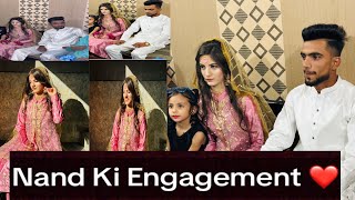 Nand Ki Engagement💍Inlaws ki sath wedding Attand ki ❤️bht enjoy kiya💖 [upl. by Deyas]