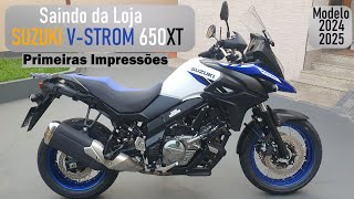 Suzuki VStrom 650 XT 2425 primeira impressões [upl. by Garvy]