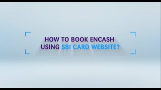 SBI Credit Card Encash Program Helps With Your Cash Requirement [upl. by Charline]