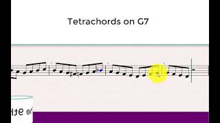 HTPB 10Tetrachord Patterns [upl. by Llenrap764]