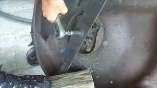 OPE Repair  Craftsman 4 leg 42 Spindle Replacement [upl. by Joses902]