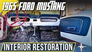 1965 Ford Mustang Interior Restoration Continued  Part 6 [upl. by Uehttam958]