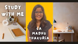 LIVE STUDY WITH ME  Calm Music 🎹 I CA Madhu Thakuria  Pomodoro 9020  Indian House 🌸 [upl. by Phalan]