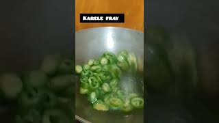 Karele ki sabji 😋🤤easyrecipe shortvideo cooking 💯🙏 [upl. by Nulubez820]