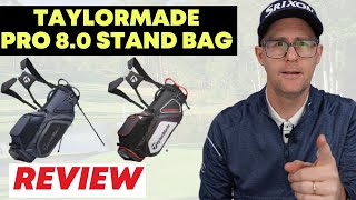 TaylorMade 8 0 Carry Stand Bag  Review [upl. by Irb]