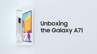 Galaxy A71 Official Unboxing  Samsung [upl. by Carrie]