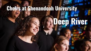 Shenandoah Conservatory Choir  arr Burleigh quotDeep Riverquot [upl. by Jarlathus]