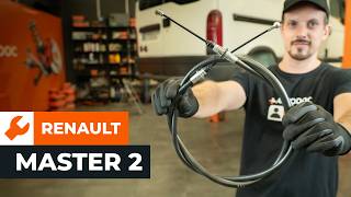 Handbremsseil bei RENAULT MASTER 2 Kastenwagen wechseln AUTODOC TUTORIAL [upl. by Woothen]