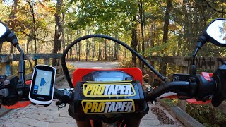 2019 CRF 250L trail ride through Wharton state forest NJ [upl. by Katerine932]