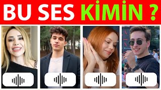 Bu Kimin Sesi📣❤Youtuber Seslerini Bil ✔ [upl. by Newkirk737]