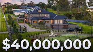 🏘️ Inside this 9 Bedroom Sydney Mansion  ULTIMATE Luxury Home Tour [upl. by Bruni577]