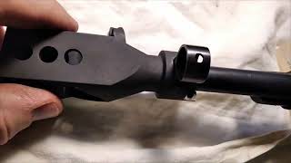 Mosin Nagant 9130 kompensator odrzutu putting on the muzzle brake – compensator TANKER TFire USA [upl. by Melvyn]