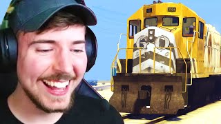 Can You Stop The Train in GTA 5 [upl. by Llerihs]