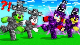 ENDER STORM ARMOR Speedrunners vs WITHER STORM ARMOR Hunters  JJ and Mikey in Minecraft Maizen [upl. by Gottfried]