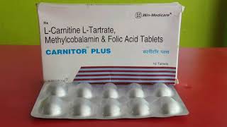 Carnitor plus tablet  Use  Doages  Compostion  Side Effect  Price  Full hindi Review [upl. by Iramat454]