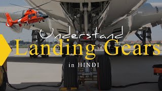 P04  Aircraft amp Helicopter Landing Gears in HINDI  Wheel  Learn to Fly  Aerospace Engineering [upl. by Thom554]