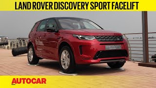 2020 Land Rover Discovery Sport Facelift Walkaround  First Look  Autocar India [upl. by Nivaj]