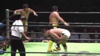 Toshiaki Kawada amp Akira Taue Vs KENTA amp Jun Akiyama Part 2 [upl. by Dunson712]