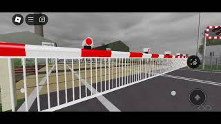 The BRAND NEW Eddington Bricksworks Level Crossing  North Yorkshire Roblox 28102024 [upl. by Aryl]