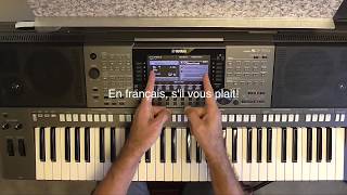 Cours technique 1 clavier ou piano arrangeur séries PSRS et Tyros [upl. by Semela]