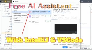 FREE AI ASSISTANT  IntelliJ  VSCode  ai aiassistant intellij java vscode copilot extension [upl. by Novah]