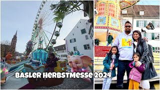 Epic Day at Basler Herbstmesse 🎡🎠 Fun Rides Games and Delicious Food [upl. by Alduino]