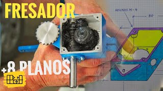 FRESADORA de DISCO para TORNO Universal 1️⃣COMO SE HACE y 8 PLANOS INCLUIDOS [upl. by Nivat]