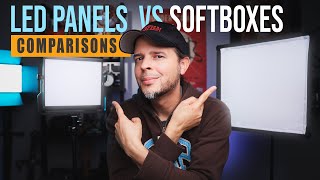 LED Panels Vs Softboxes Light Modifiers Compared Does size Really matters [upl. by Antoinette]