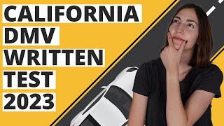 California DMV Written Test 2023 60 Questions with Explained Answers [upl. by Nimrak]