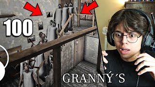 ME PASO GRANNY PERO HAY 100 GRANNY´S WTF  😱  ¿NUEVO FINAL UPDATE 18 HORROR GAME [upl. by Sokairyk253]