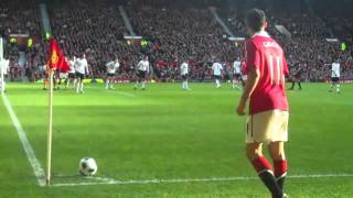 Ryan Giggs takes a corner V Bolton [upl. by Oona]