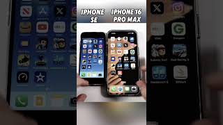 iPhone SE vs iPhone 16 Pro Max ⚡ The Most UNFAIR Speed Test EVER 😱 🔥Shortsviralvideo [upl. by Nitram]